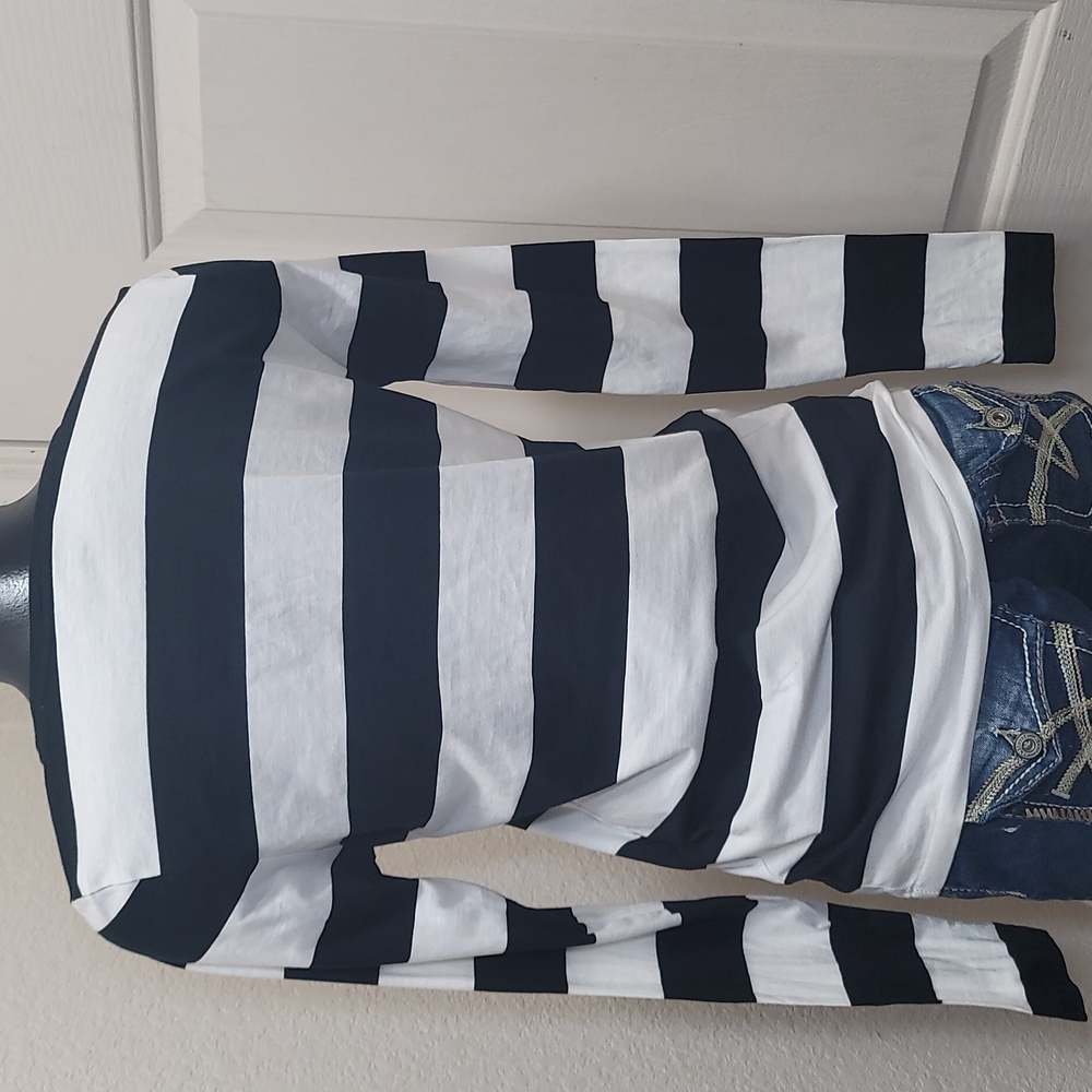 Polo Ralph Lauren Stripe Long Sleeve Blouse - Picture 4 of 7